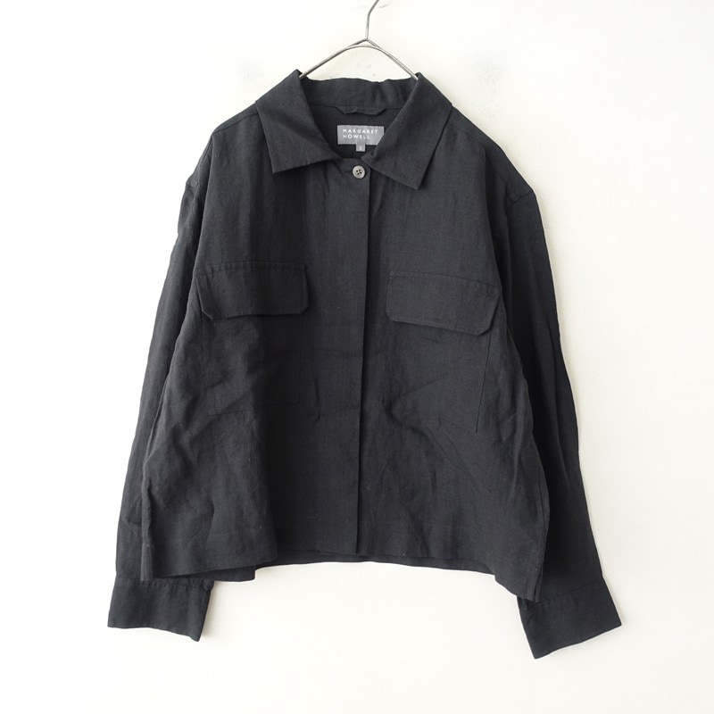 マーガレットハウエル MARGARET HOWELL コットンボイル長袖シャツ 1