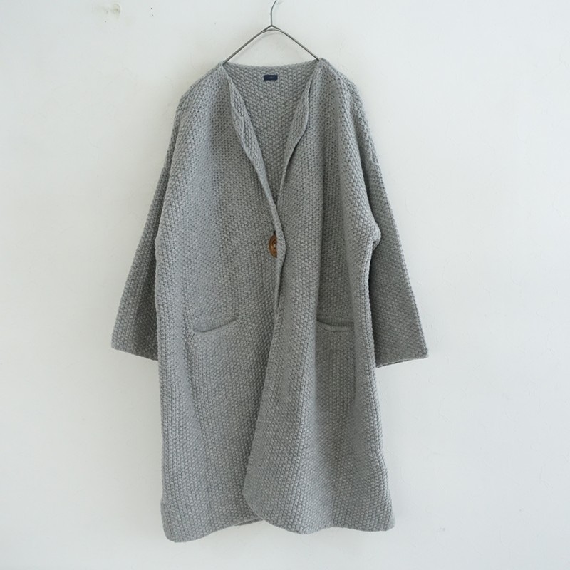 モンサカタ mon Sakata ウールダブルフェイスインサイドアウトコート