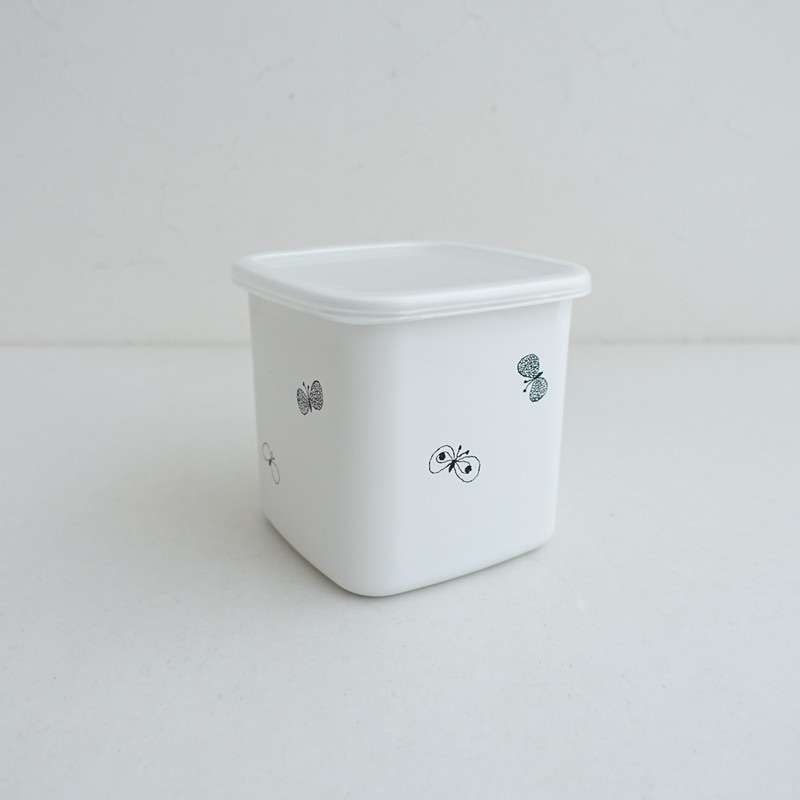 ミナペルホネン×野田琺瑯 mina perhonen×野田琺瑯 レクタングル浅型 L