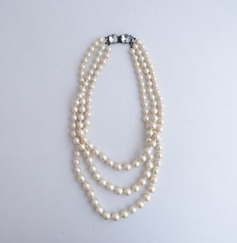 �ץƥ������֥Υ��� petite robe noire ���åȥ�ѡ���3Ϣ�ͥå��쥹   (ac30-2601-73)��41B62��