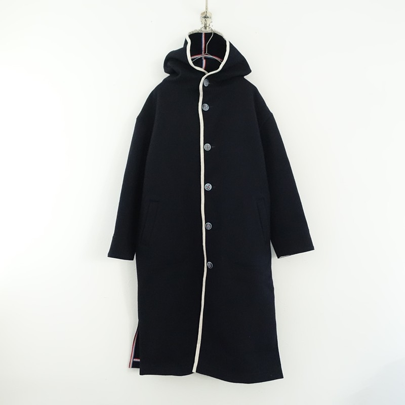 登美 群言堂 スタンドハイネックリネンライトコート (jk2-2510-174