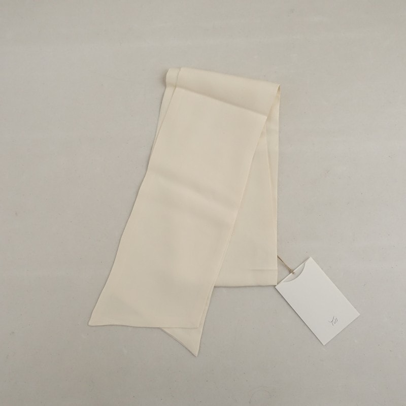 2025SS/未使用/定価1.6万】ヨリ Yoli Silk tie scarf シルクスカーフ