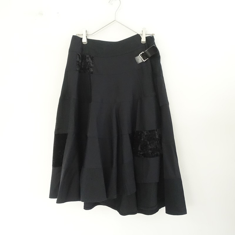 �ȥꥳ����ǥ���륽�� tricot COMME des GARCONS �٥�٥åȥѥå�����ե쥢��åץ�������  M (sk33-2601-510)��91B62��