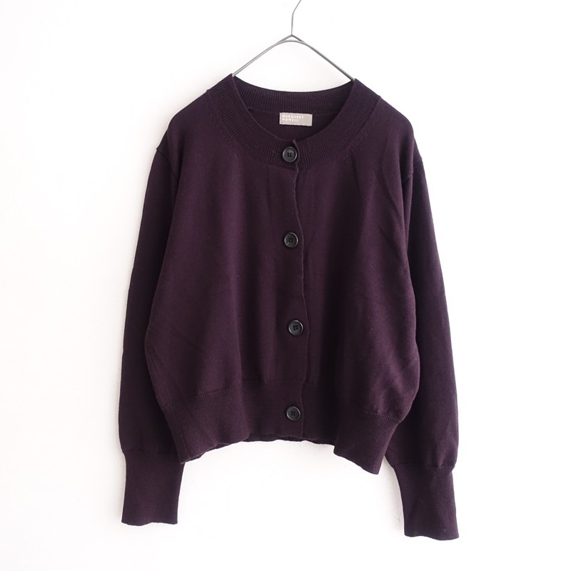 MARGARET HOWELL✨️ウール カーディガン 定価3.9万】マーガレットハウエル MARGARET HOWELL メリノウールニット
