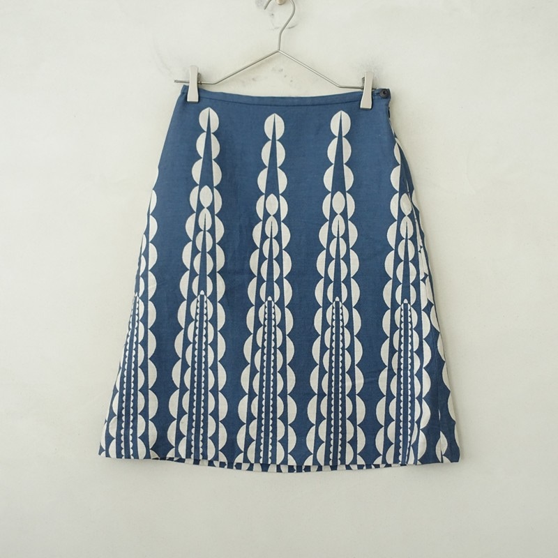 minä perhonen sand flower ひざ下丈 スカート mina perhonen ミナぺルホネン swing garden スカート