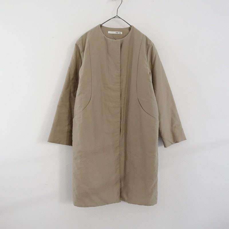 エヴァムエヴァ evam eva vie リネンローブコート (jk33-2604-662