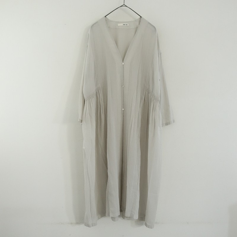 定価7.1万】エヴァムエヴァ evam eva wool angora no collar coat ノー