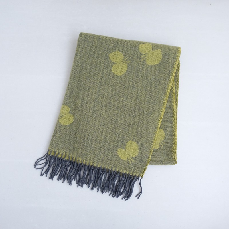 未使用】ミナペルホネン mina perhonen choucho チョウチョ刺繍リネン