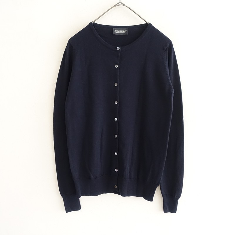 ジョンスメドレー JOHN SMEDLEY クルーネックウールハイゲージニット