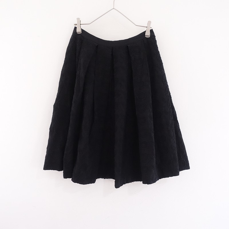 ミナペルホネン mina perhonen tarte メッシュ刺繍スカート 36 (sk33