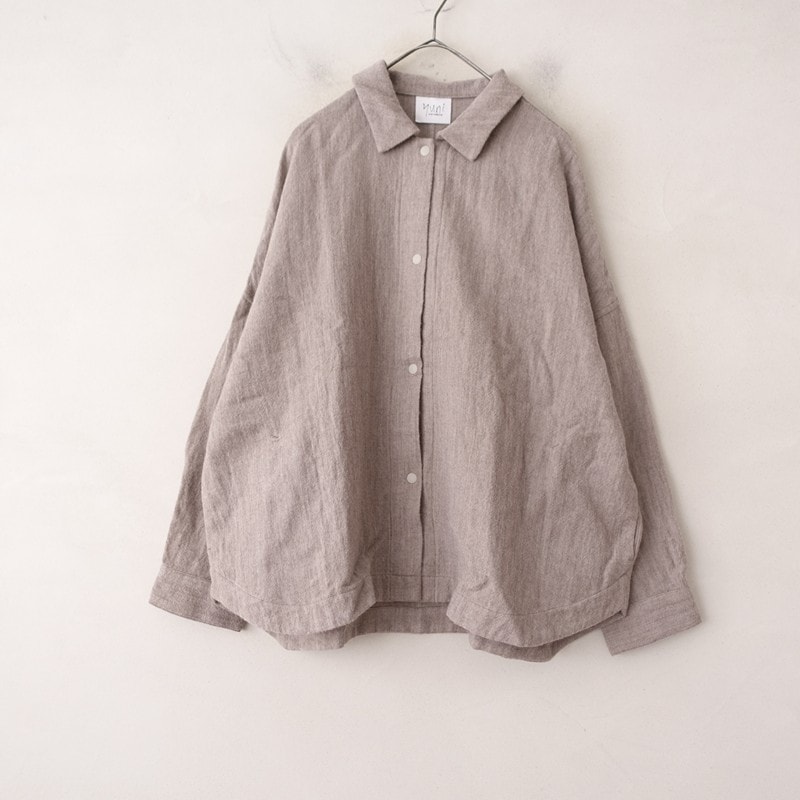������/���1.9���ۥ�� yuni IS LIKE A FLOWER TO ME. Wide Shirt jacket �磻�ɥ���ĥ��㥱�å�  F (jk1-2602-62)��20C62��