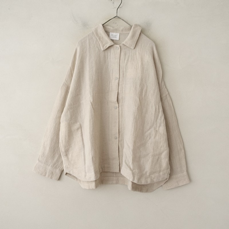 ��̤������/���1.9���ۥ�� yuni IS LIKE A FLOWER TO ME. Wide Shirt jacket �磻�ɥ���ĥ��㥱�å�  F (jk1-2602-61)��20C62��