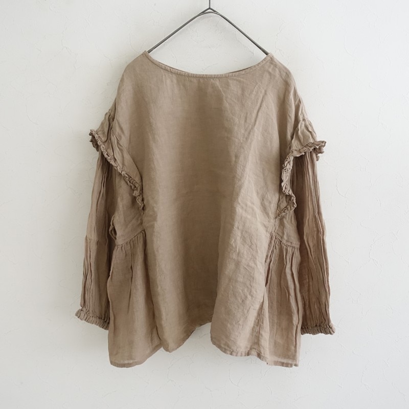 2024】ネストローブ nest Robe リネン近江晒し裾レース2WAYパンツ F (2