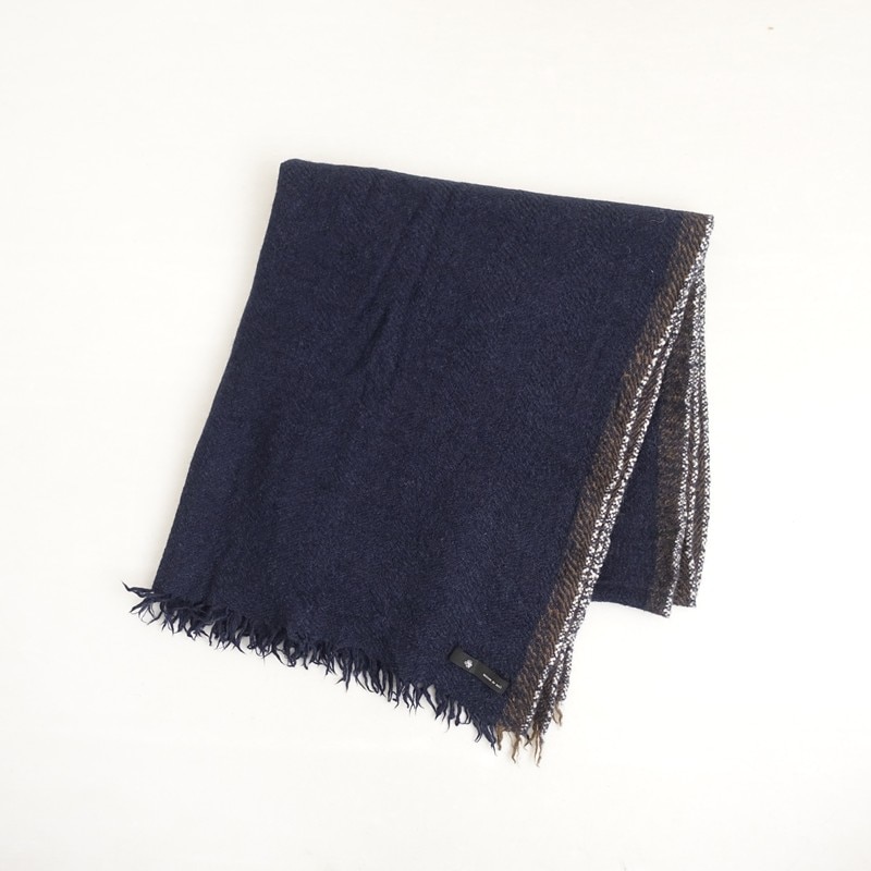 �᥾��ɥ����� maison de soil WOOL SILK BIG SELVEDGE STOLE ���ȡ���   (st7-2602-59)��90C62��