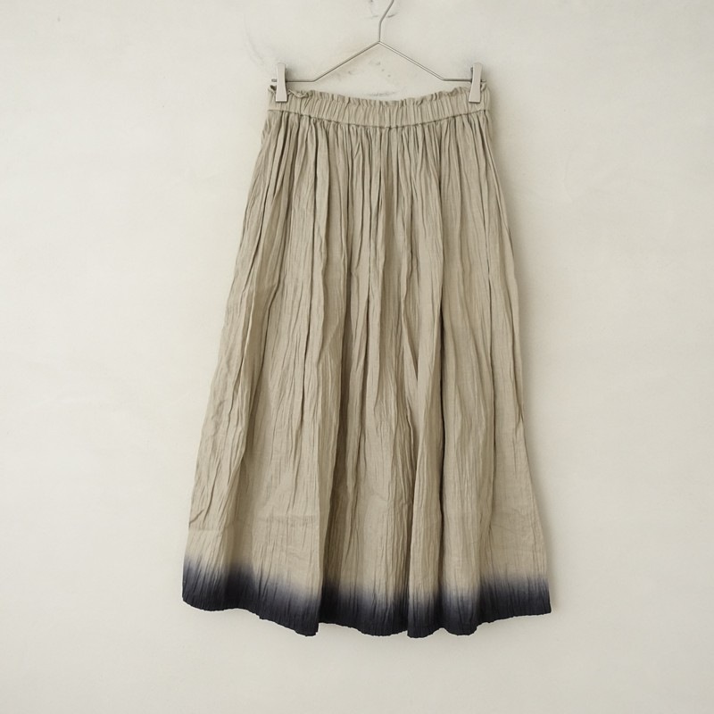 美品/2025/定価3.5万】エヴァムエヴァ evam eva linen gradation シワ
