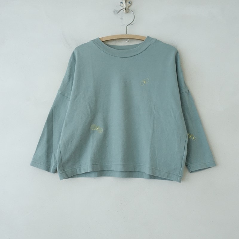 ミナペルホネン mina perhonen bonheur コットン刺しゅうノーズリーブ