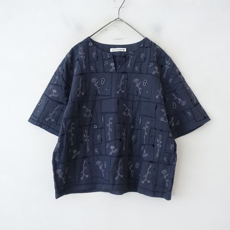 �����4.7���ۥߥʥڥ�ۥͥ� mina perhonen garden patchwork �ɤ��夦�ץ륪���С�  40 (25-2602-256)��21C62��