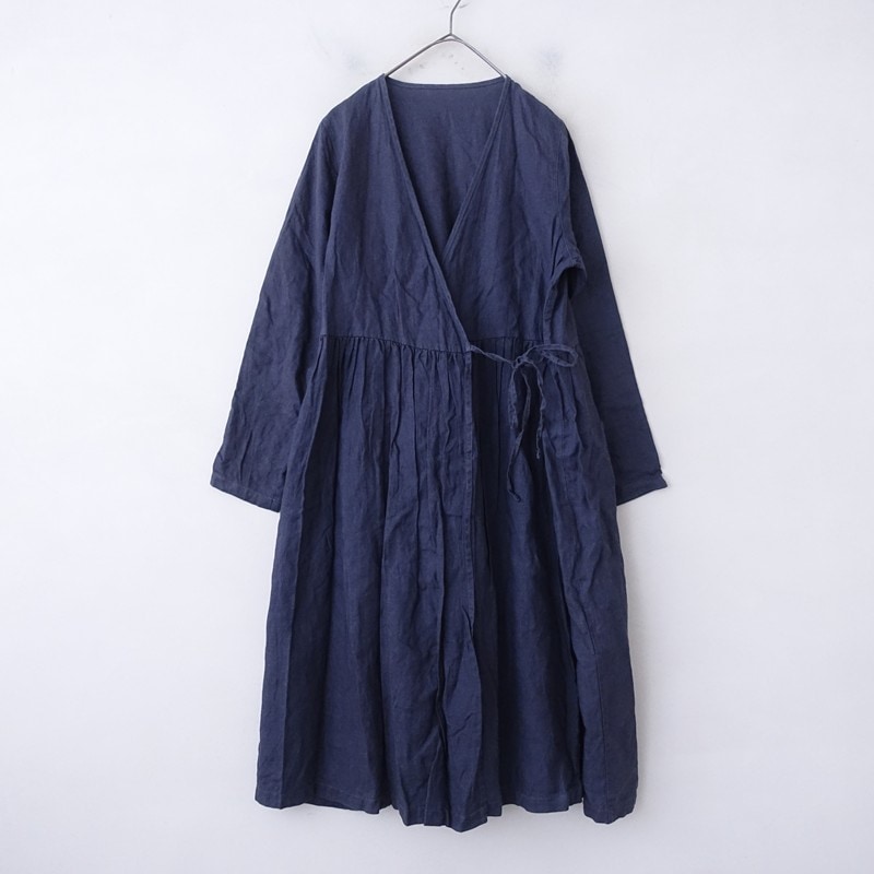 NB714ね@ nest Robe Aランク 美品 リネン イージー ワイドパンツ レディース フリーサイズ　1.2