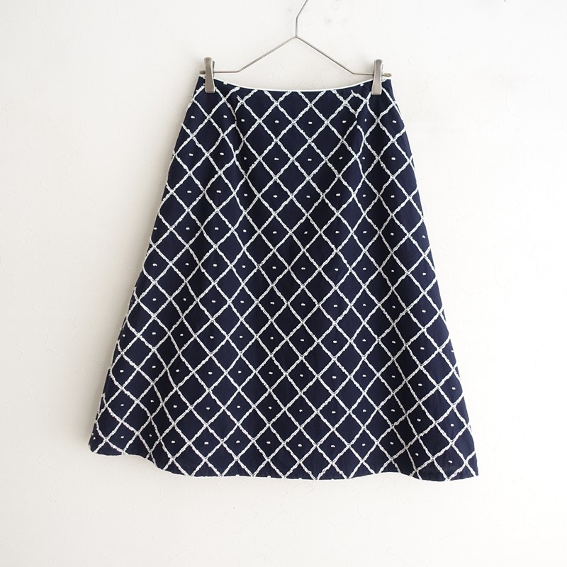 美品 Sally Scott サリースコット 四つ葉 ニットジャガード セーター 美品 Sally Scott サリースコット 四つ葉 ニットジャガード セーター