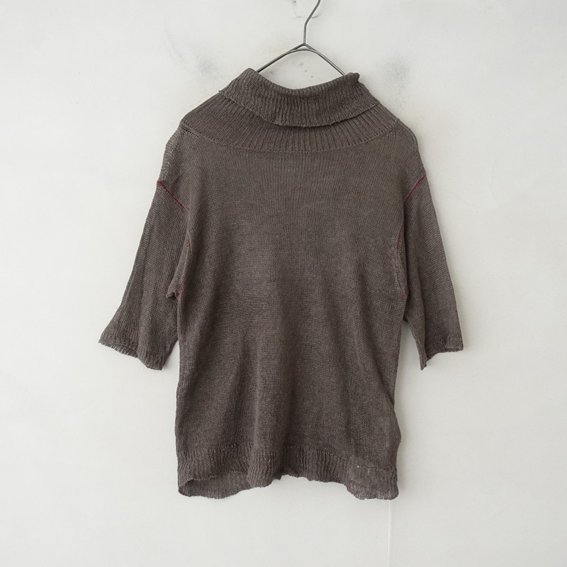 �����4.4���ۥ����������業 suzuki takayuki knitted pullover �����ȥ�ͥå��˥åȥץ륪���С�   (33-2602-359)��51C62��