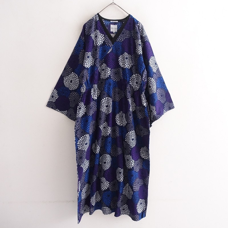美品/定価1.5万】ソウソウ SOU SOU 貫頭衣 高島縮20/20半衿みたて涼衣