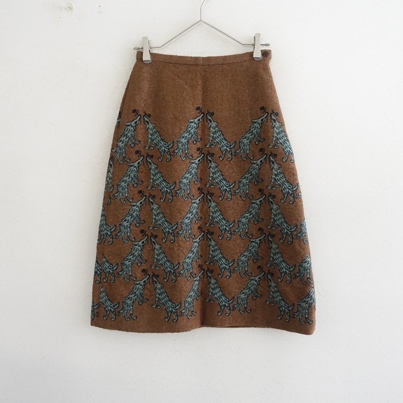 美品　mina perhonen wolf&flower ニットキャップ gentil ニット帽 - minä perhonen