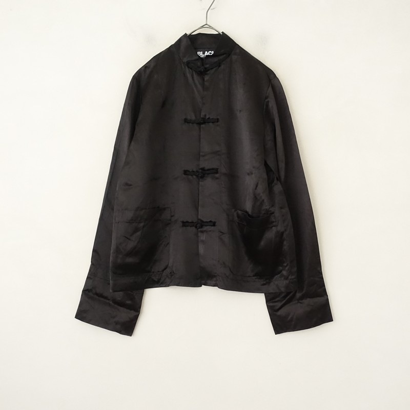 ブラックコムデギャルソンチャイナジャケット Mサイズ BLACK COMME des GARCONS(ブラックコムデギャルソン) チャイナ