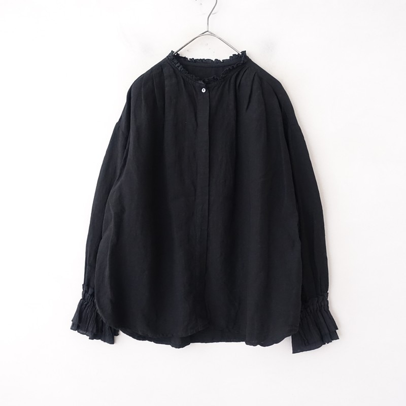 定価2.7万】ネストローブ nest Robe リネン配色メローセーラーブラウス