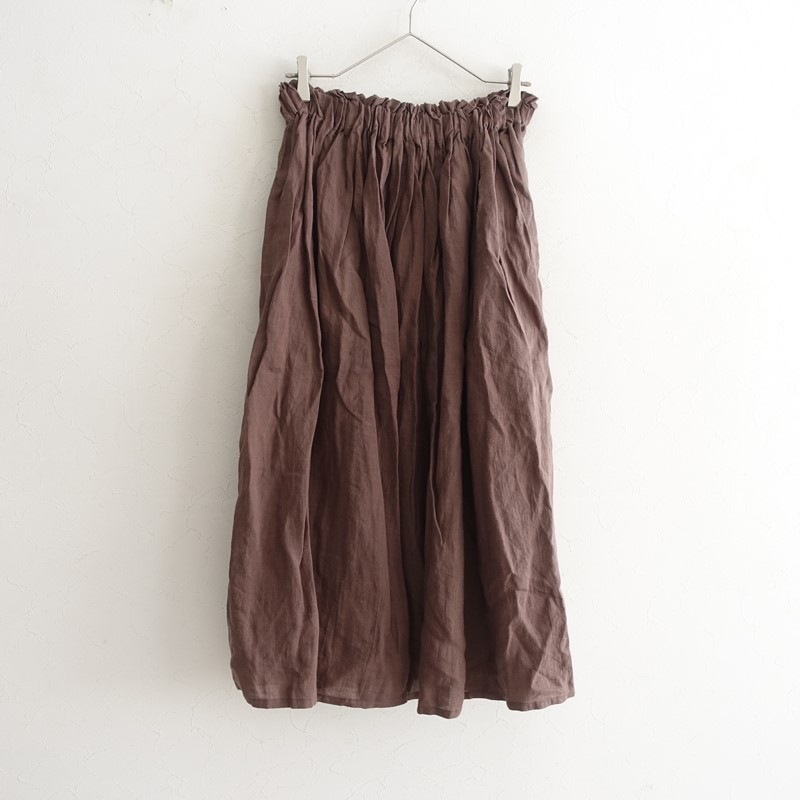 ヨリ Yoli Wrap skirt コットンラップロングスカート FREE (sk25-2507 
