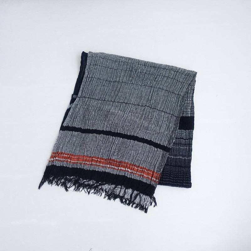 tamaki niime チェック柄ストールroots shawl BIG未使用 roots shawl BIG cotton｜tamaki niime 玉木新雌