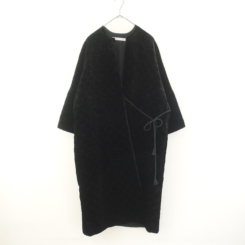 美品/定価15.9万】トワヴァーズ TOWAVASE Velvet Robe ベルベット