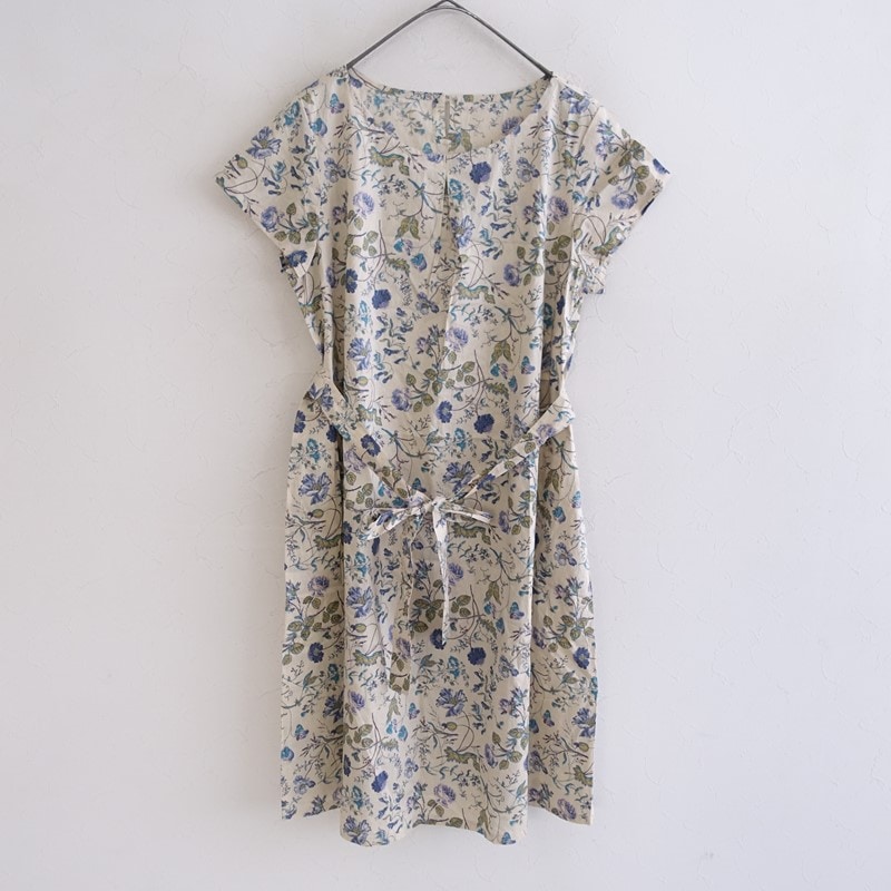 ハンドメイド Garden リバティワンピース (33-2603-370)【90D62
