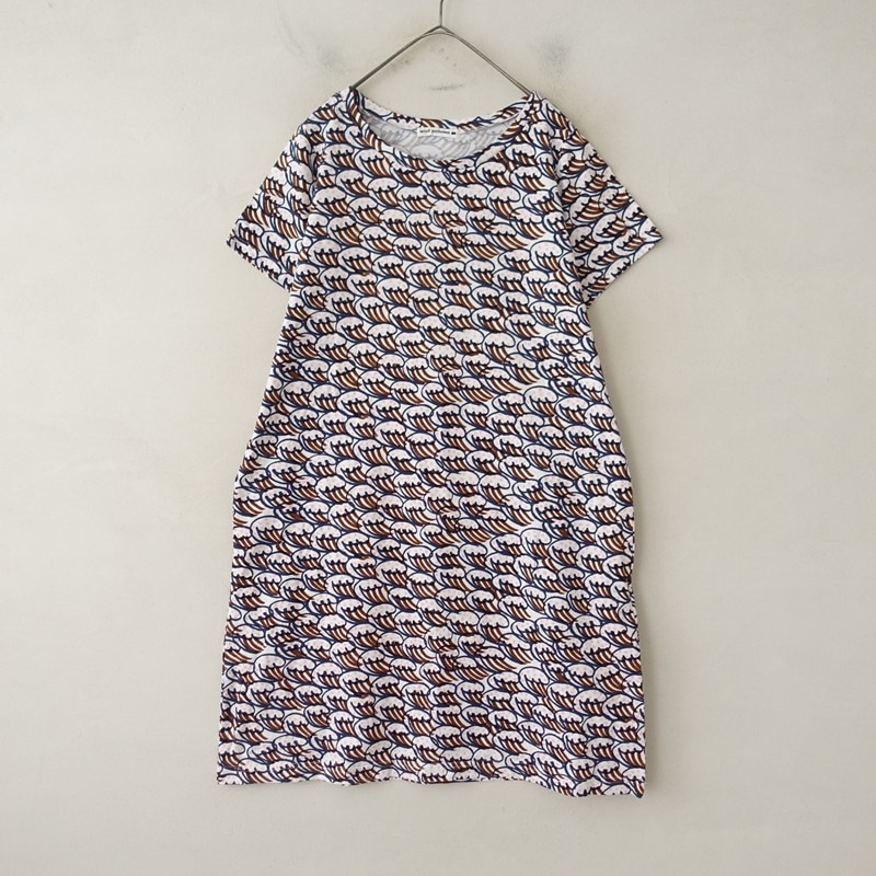 ミナペルホネン mina perhonen choucho コットン刺繍Tシャツワンピース