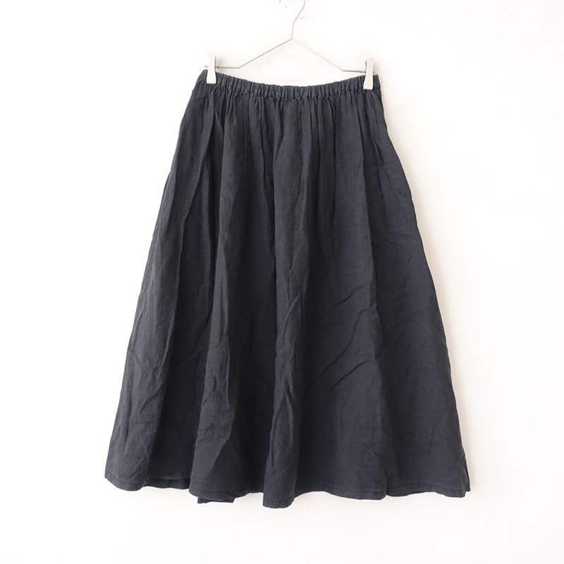 ネストローブ nest Robe リネンタックサスペンダースカート - (sk27