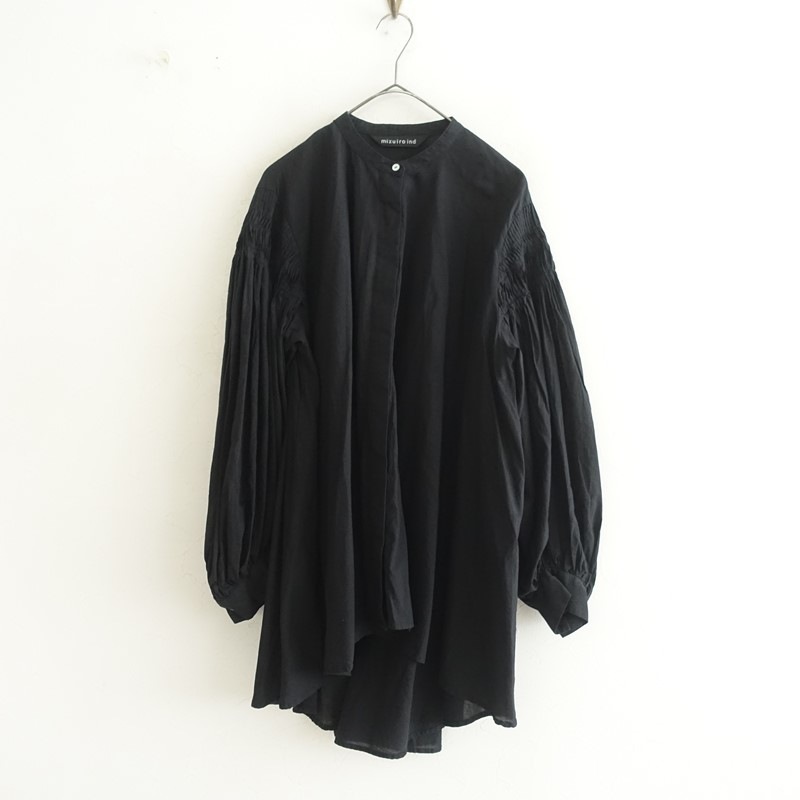 定価3.1万】ゴーシュ *100/1リネンコットンギャザースカート*2薄手