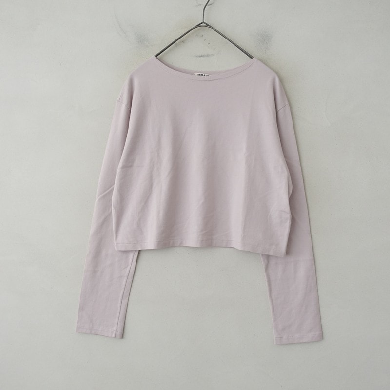 ������/2025SS/���1.7���ۥ�����꡼ AURALEE PIMA COTTON JERSEY BOAT NECK P/O ���åȥ���  1 (k25-2603-609)��02D62��
