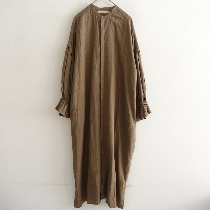 ネストローブ　nest Robe リネンローブコート 麻100% 生成り 長袖 kigaeru_13985318015