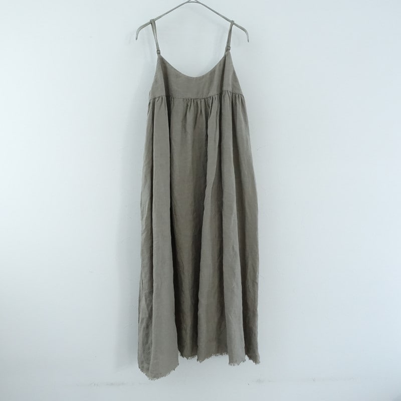 定価1.7万】ネストローブ nest Robe カットオフヘムリネンキャミ