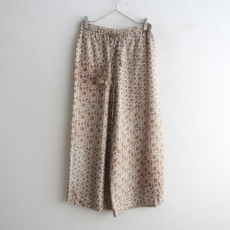 最終価格！TOWAVASE シルクパンツ　サラサパンツ　訳あり トワヴァーズ TOWAVASE sarasa 更紗シルクパンツ (33-2603-722)【62D62