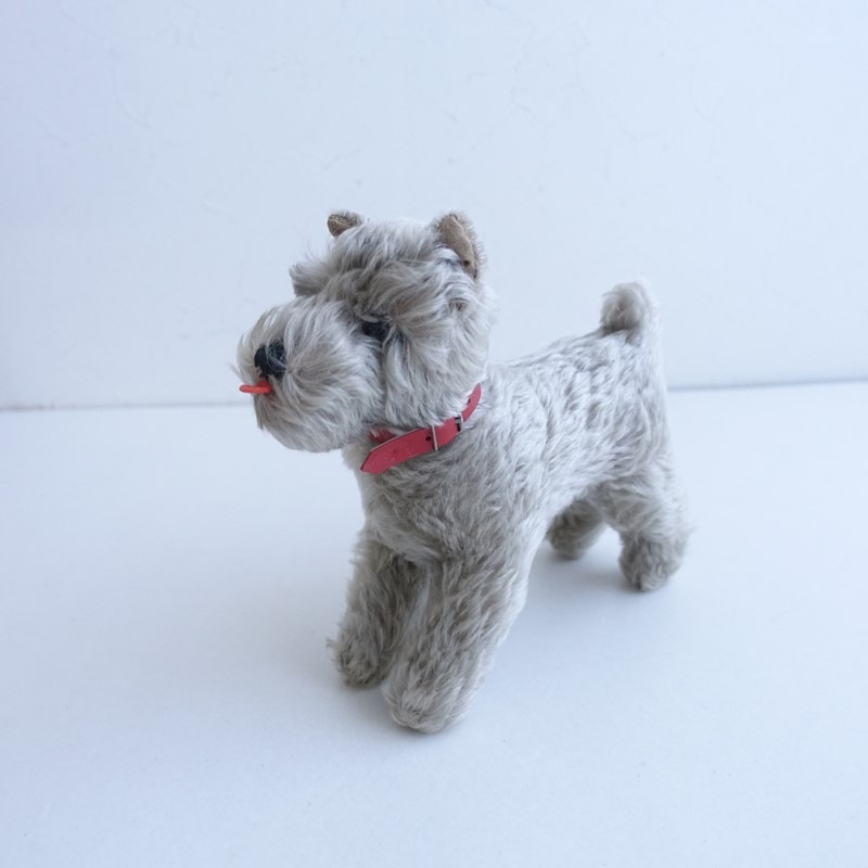 シュタイフ Steiff シュナウザーぬいぐるみ (ac30-2603-86)【10E62