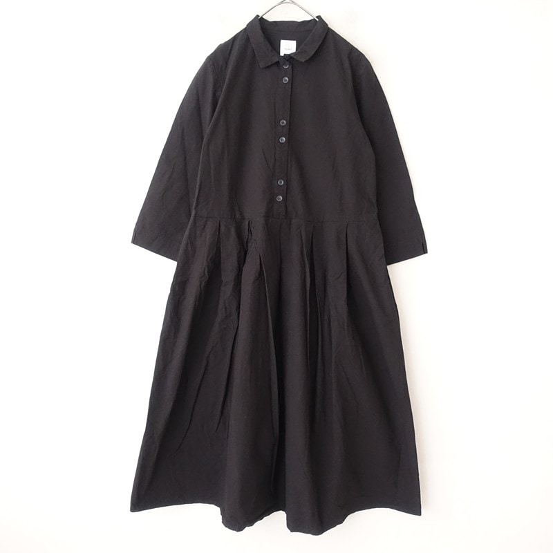 美品】リゼッタ Lisette レース使いリネンワンピース 38 (25-2602-105