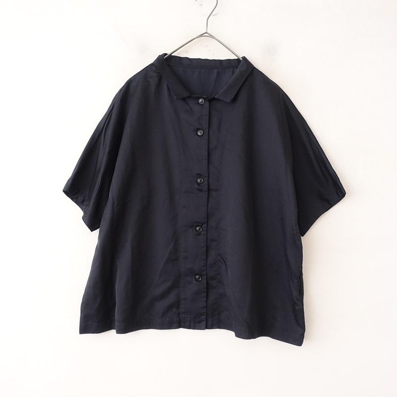 ネストローブ nest robe 黒い半袖ボタンシャツ 着回し抜群のセットアップ | | nest Robe Shop Blog | nest Robe