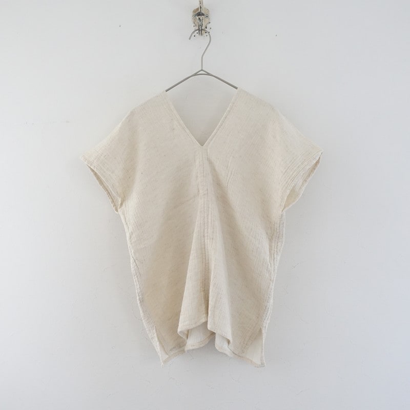 えみおわす カレンシャツ M (33-2604-418)【21E62】 /ナチュラル服古着