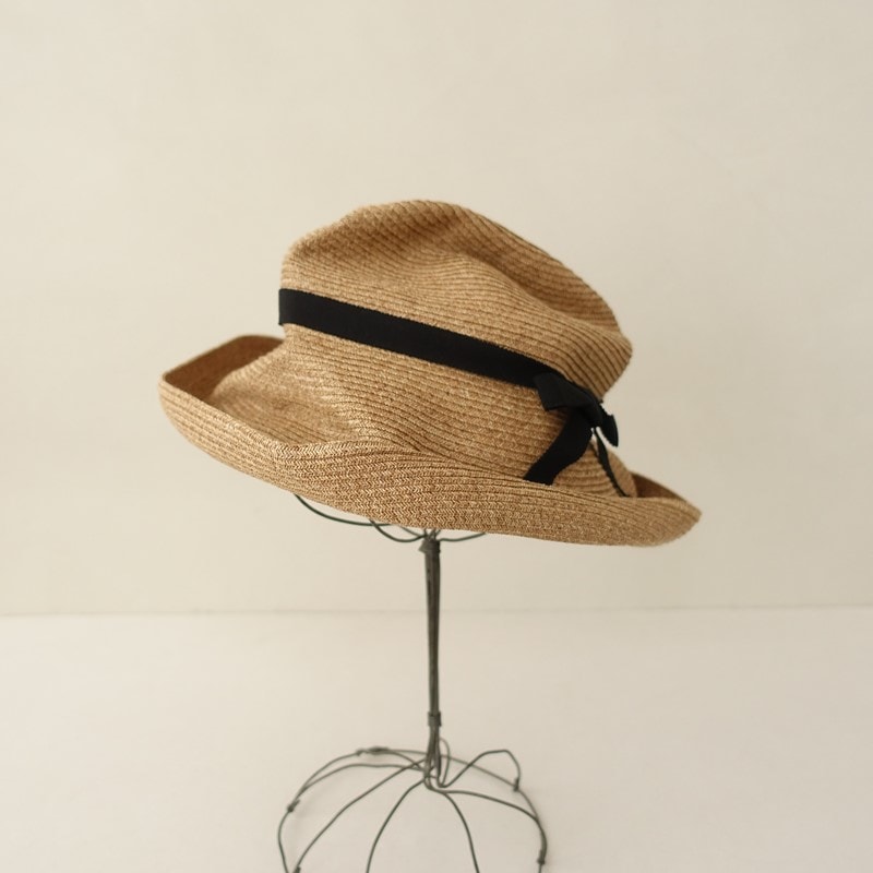 定価2.2万】マチュアーハ mature ha. BOXED HAT 11cm brim ボックス