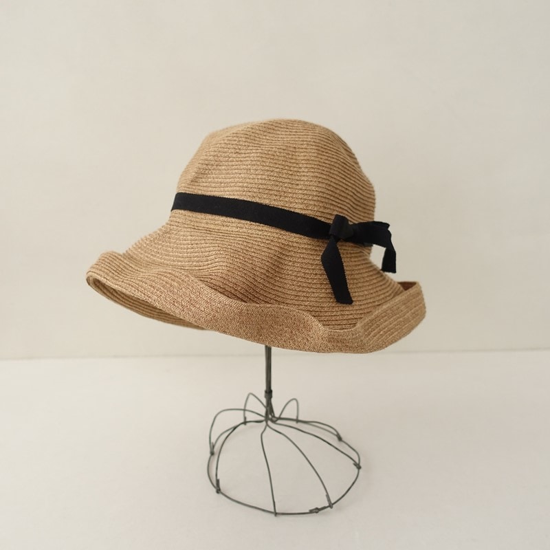 マチュアーハ mature ha. BOXED HAT 11cm brim ボックスハット (ha23