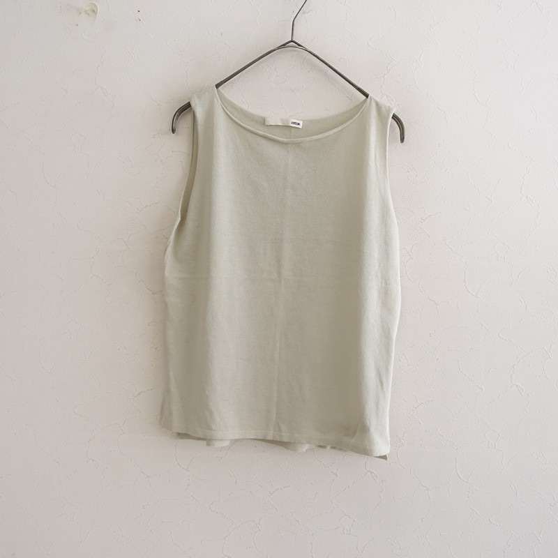 定価1.5万】エヴァムエヴァ evam eva ノースリーブニットカットソー