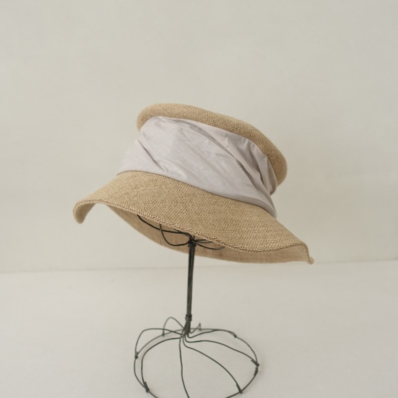 定価1.5万】マチュアーハ mature ha. jute drape hat middle ジュート