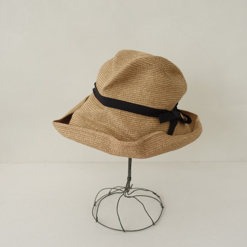 定価2.2万】マチュアーハ mature ha. BOXED HAT 11cm brim ボックス