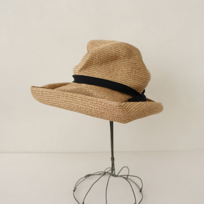 定価2万】マチュアーハ mature ha. BOXED HAT 11cm brim grosgain 定価2万】マチュアーハ mature ha. BOXED HAT 11cm brim grosgain
