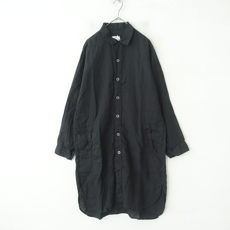 モリカゲシャツ MORIKAGE SHIRT KYOTO 丸衿チェックギャザーシャツ